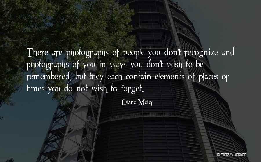 Photographs And Memories Quotes By Diane Meier