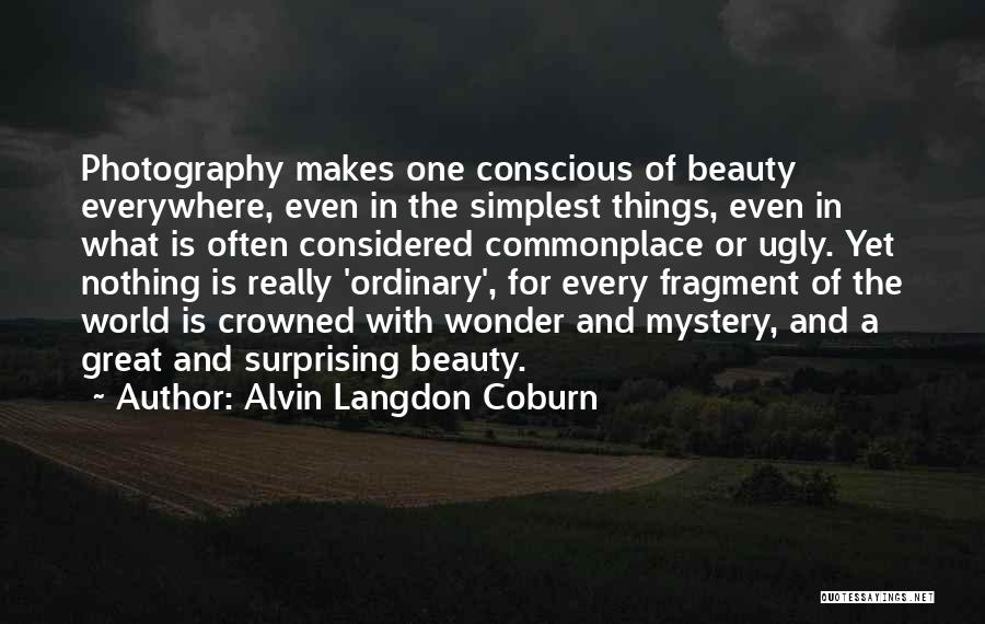 Photography And Beauty Quotes By Alvin Langdon Coburn