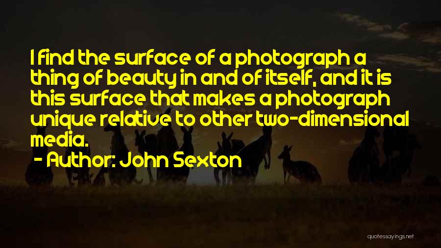 Photography And Beauty Quotes By John Sexton