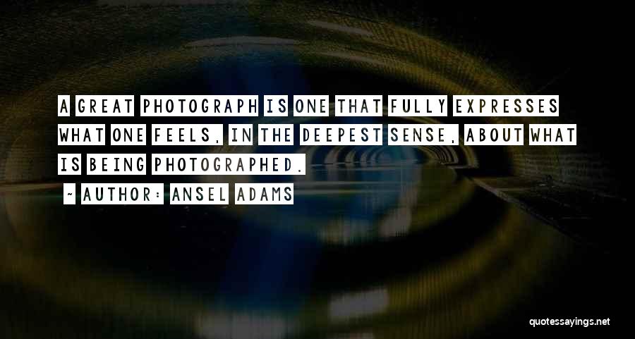 Photography Art Quotes By Ansel Adams