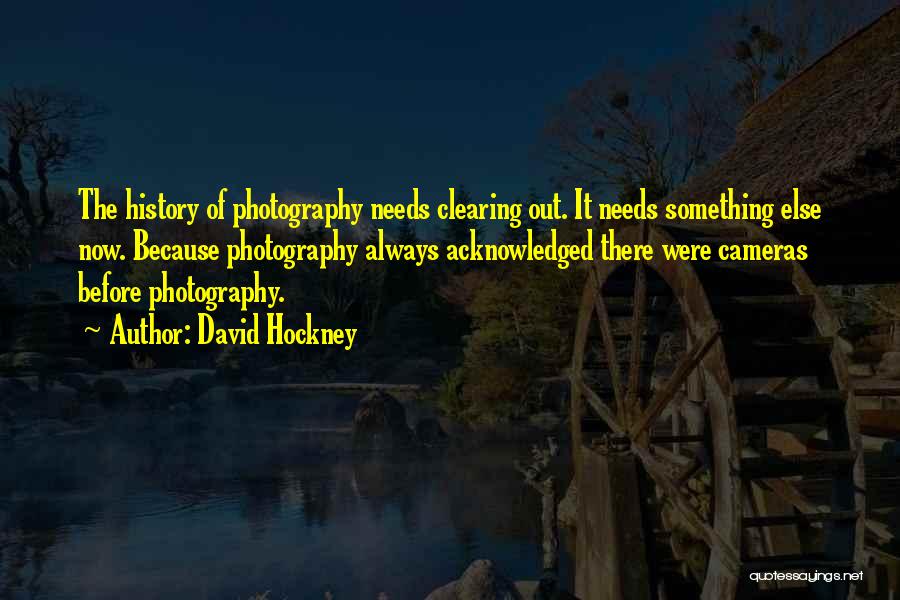 Photography Cameras Quotes By David Hockney