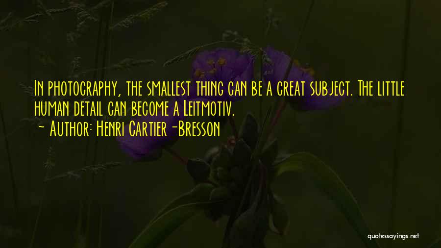 Photography Detail Quotes By Henri Cartier-Bresson
