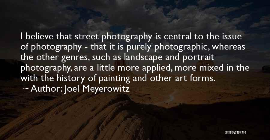 Photography Landscape Quotes By Joel Meyerowitz