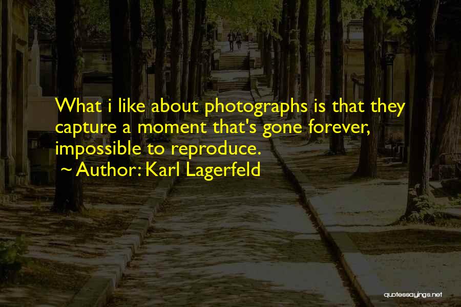 Photography Memory Quotes By Karl Lagerfeld