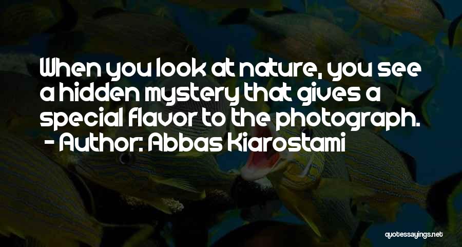 Photography Nature Quotes By Abbas Kiarostami