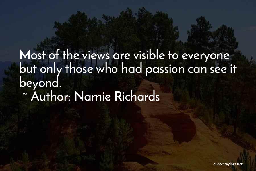 Photography Passion Quotes By Namie Richards