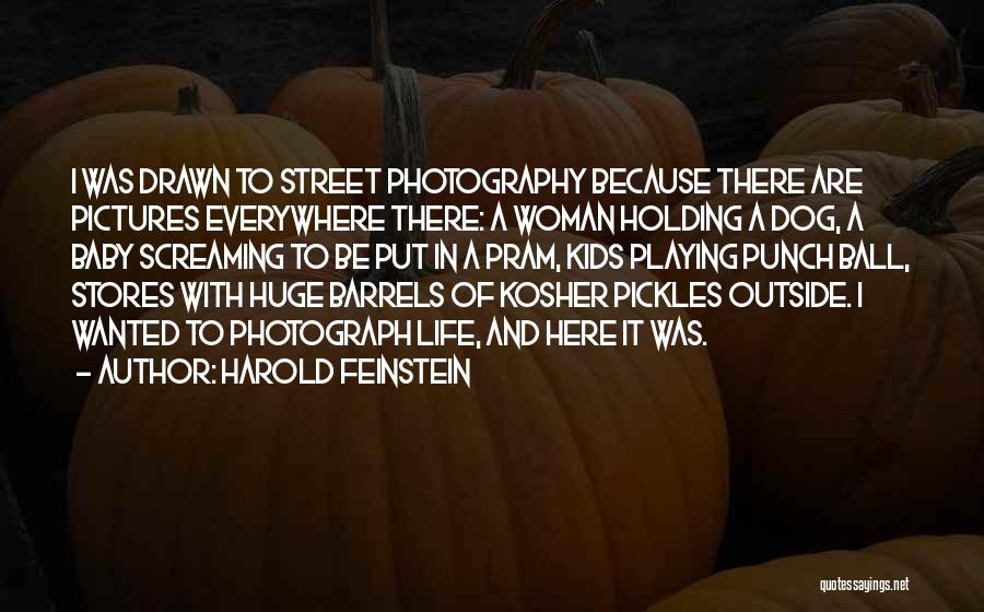 Photography Street Quotes By Harold Feinstein