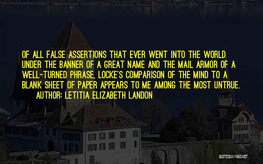 Phrase Quotes By Letitia Elizabeth Landon