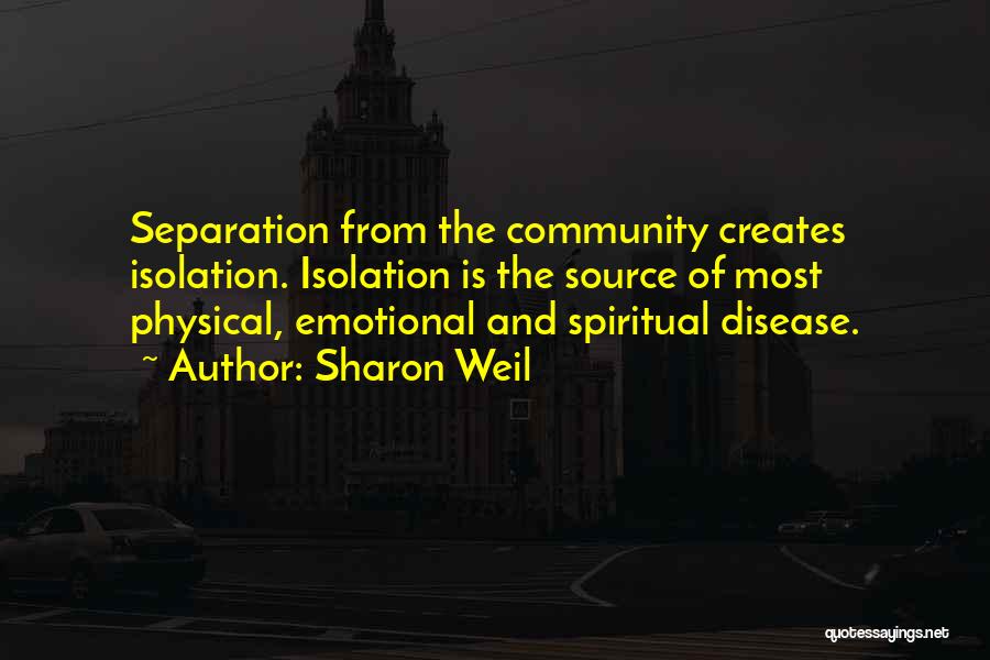 Physical And Emotional Health Quotes By Sharon Weil