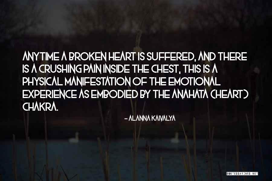 Physical And Emotional Pain Quotes By Alanna Kaivalya