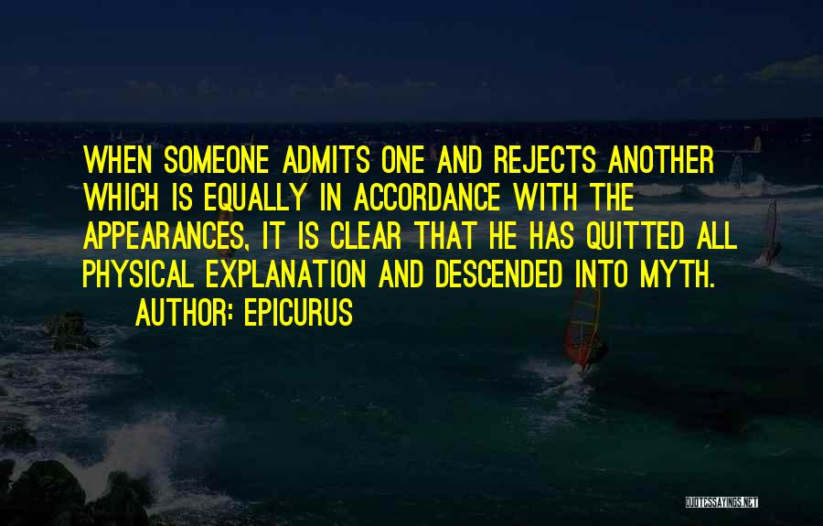 Physical Appearance Quotes By Epicurus