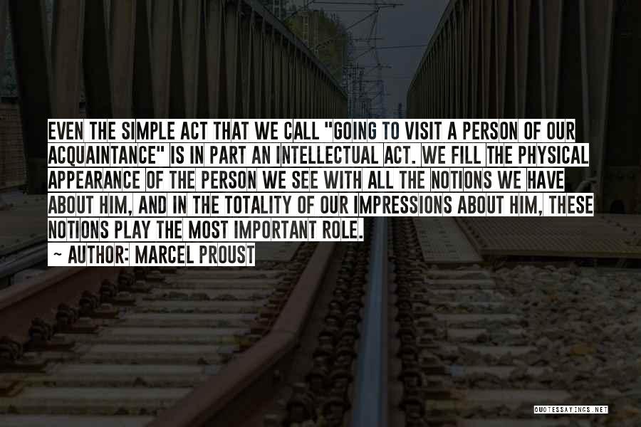 Physical Appearance Quotes By Marcel Proust