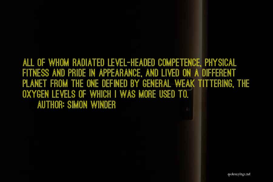 Physical Appearance Quotes By Simon Winder