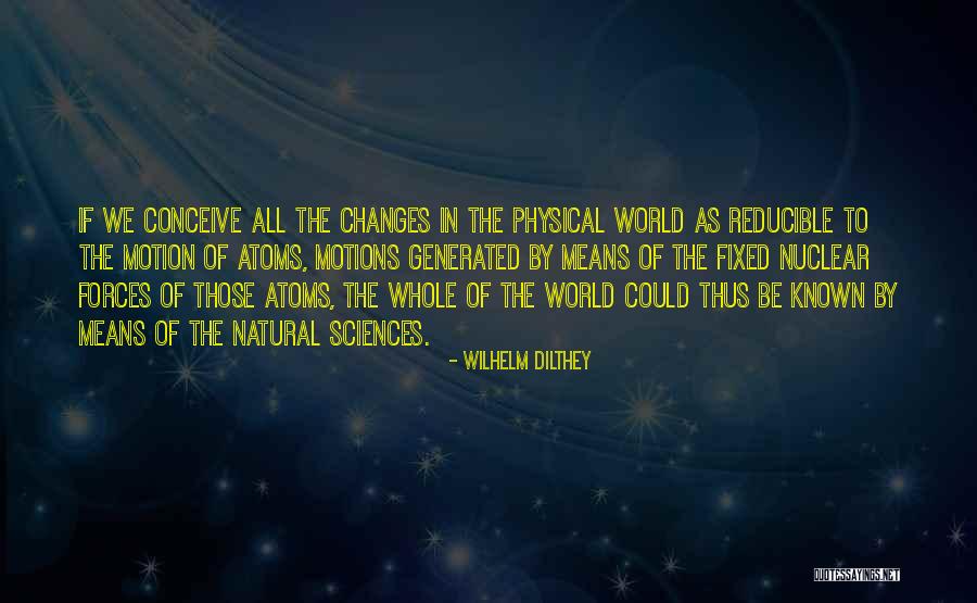 Physical Changes Quotes By Wilhelm Dilthey Physical Changes Quotes By Wilhelm Dilthey