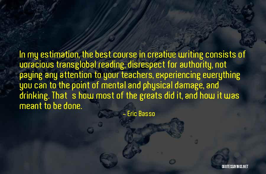 Physical Education Teachers Quotes By Eric Basso Physical Education Teachers Quotes By Eric Basso