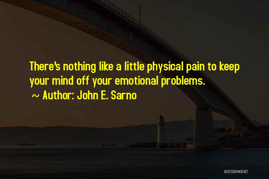 Physical Emotional Pain Quotes By John E. Sarno