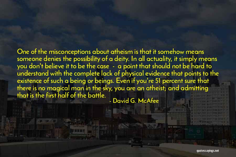 Physical Evidence Quotes By David G. McAfee