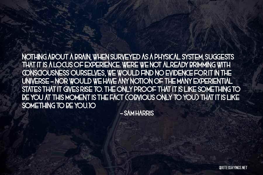 Physical Evidence Quotes By Sam Harris