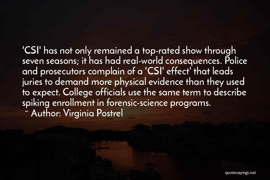 Physical Evidence Quotes By Virginia Postrel