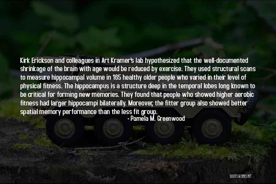 Physical Exercise Quotes By Pamela M. Greenwood Physical Exercise Quotes By Pamela M. Greenwood