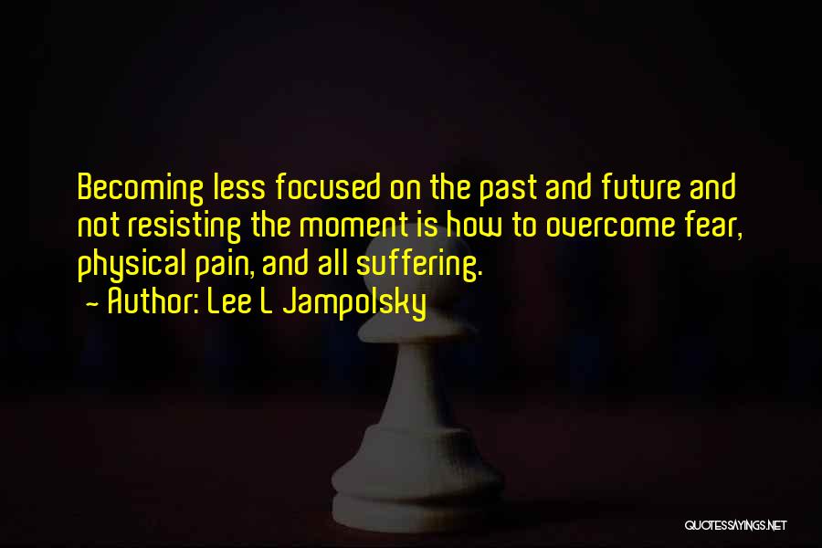 Physical Pain And Suffering Quotes By Lee L Jampolsky