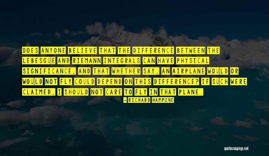 Physical Plane Quotes By Richard Hamming Physical Plane Quotes By Richard Hamming