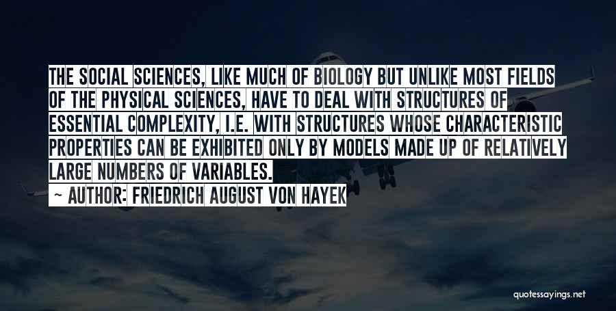 Physical Sciences Quotes By Friedrich August Von Hayek