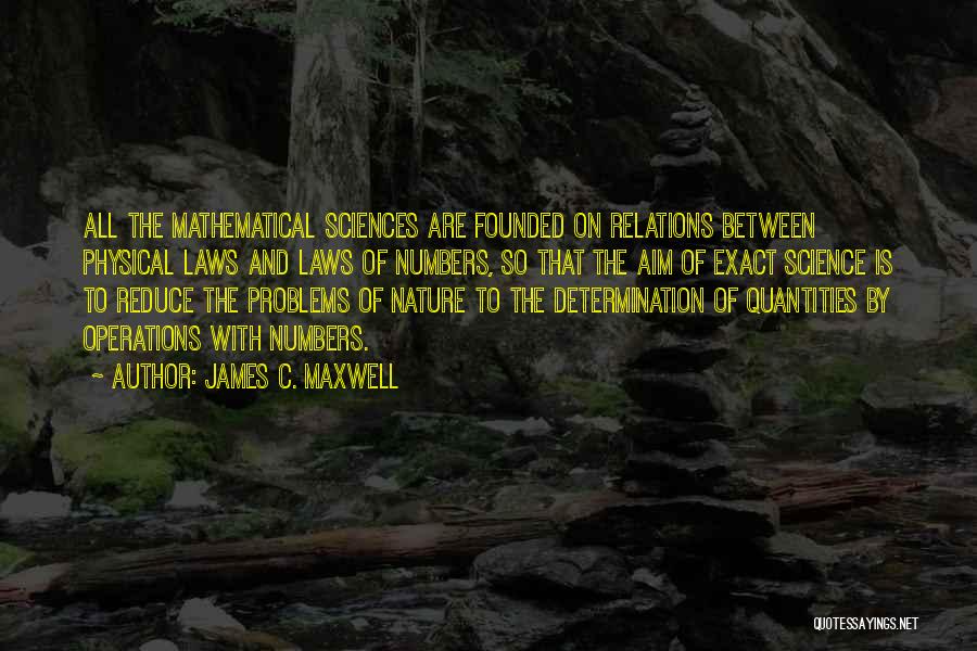 Physical Sciences Quotes By James C. Maxwell