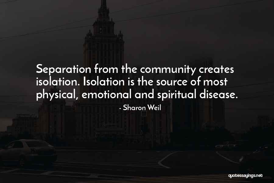 Physical Spiritual Health Quotes By Sharon Weil