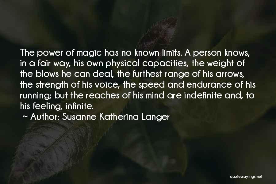 Physical Strength Quotes By Susanne Katherina Langer