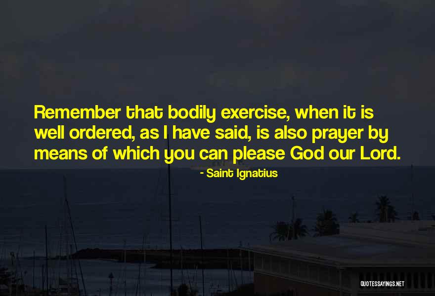 Physical Therapy Funny Quotes By Saint Ignatius