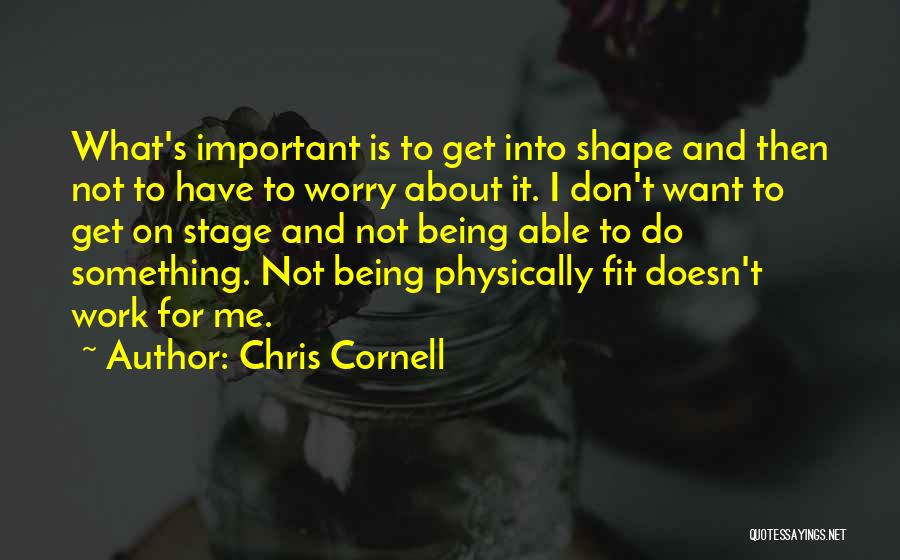 Physically Fit Quotes By Chris Cornell