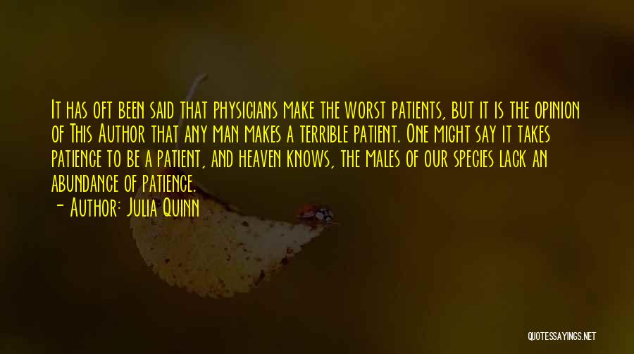 Physicians Quotes By Julia Quinn