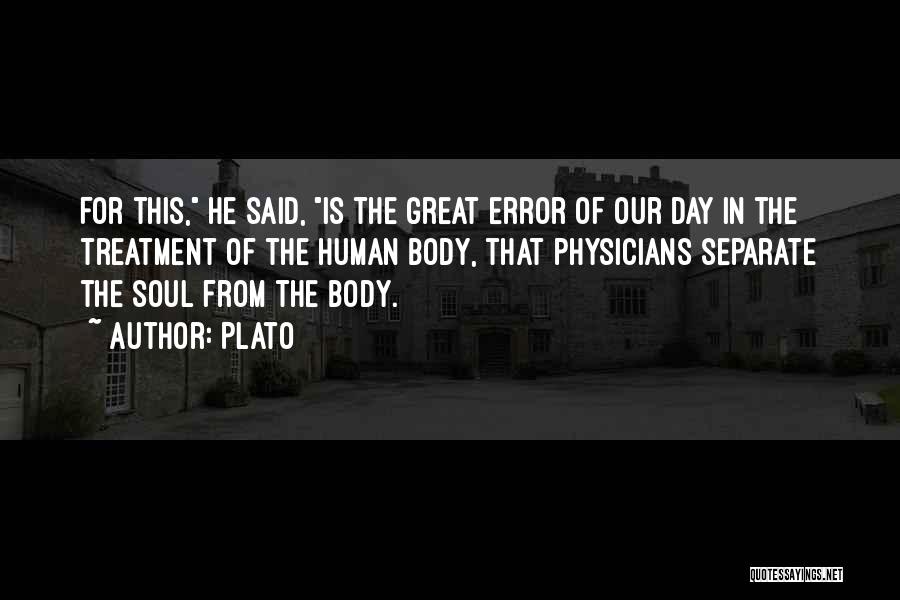 Physicians Quotes By Plato