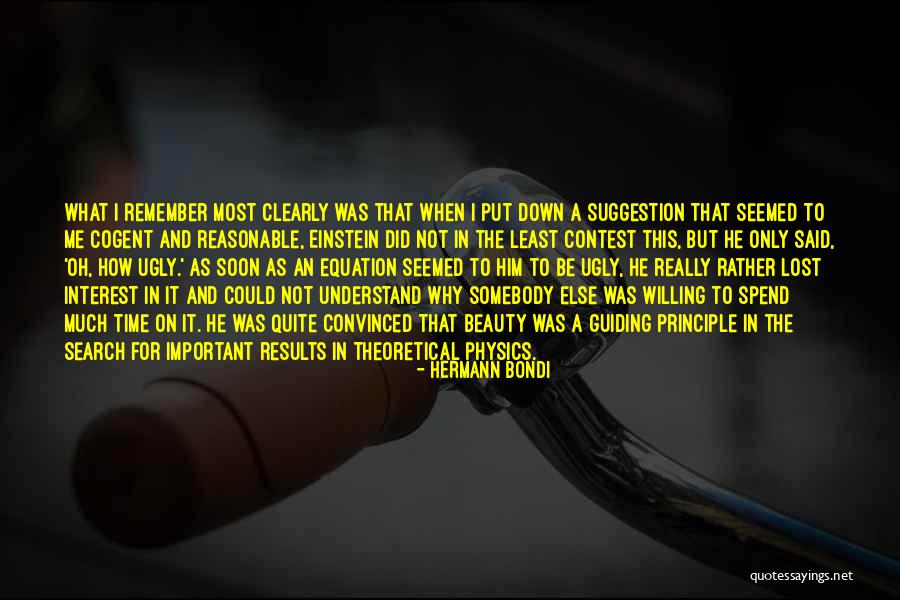 Physics Equation Quotes By Hermann Bondi Physics Equation Quotes By Hermann Bondi