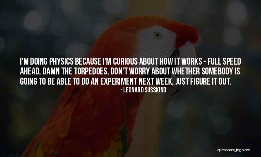 Physics Experiment Quotes By Leonard Susskind