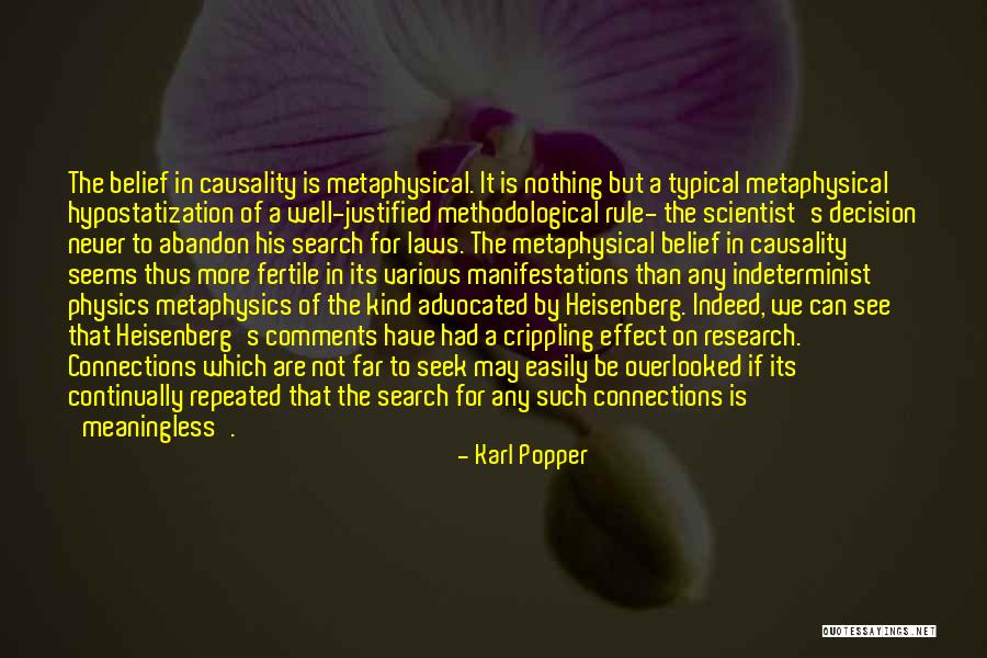 Physics Research Quotes By Karl Popper