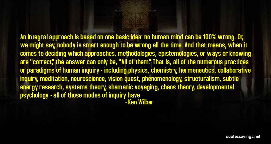 Physics Research Quotes By Ken Wilber