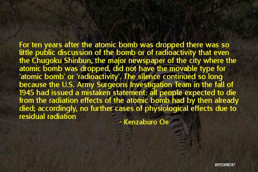 Physiological Effects Quotes By Kenzaburo Oe Physiological Effects Quotes By Kenzaburo Oe