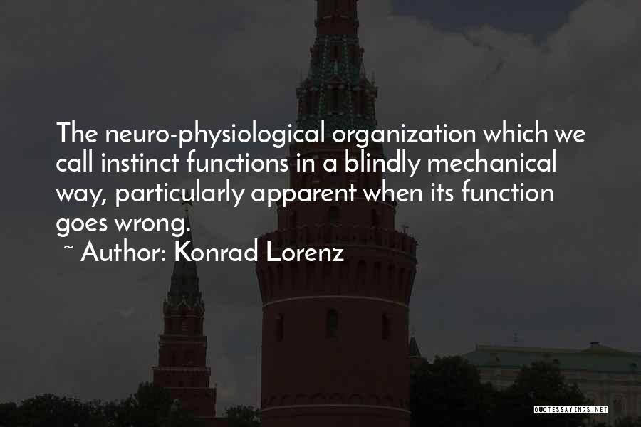 Physiological Quotes By Konrad Lorenz
