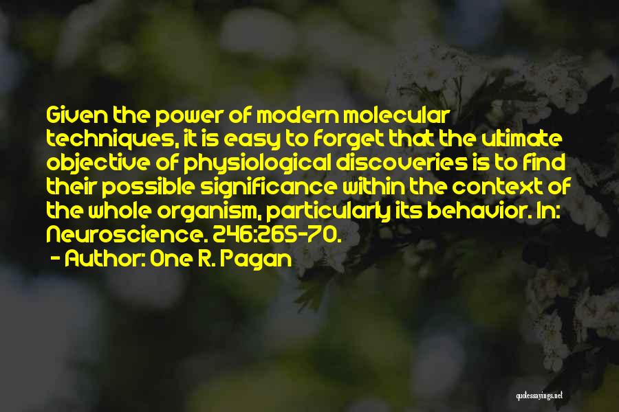 Physiological Quotes By One R. Pagan