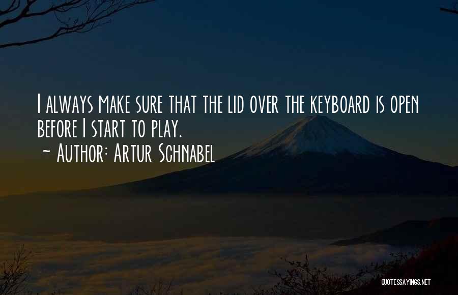 Piano Keyboard Quotes By Artur Schnabel