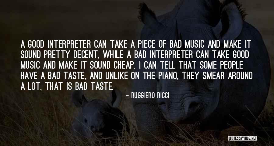 Piano Music Quotes By Ruggiero Ricci Piano Music Quotes By Ruggiero Ricci