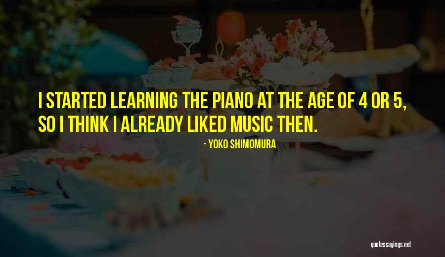 Piano Music Quotes By Yoko Shimomura Piano Music Quotes By Yoko Shimomura