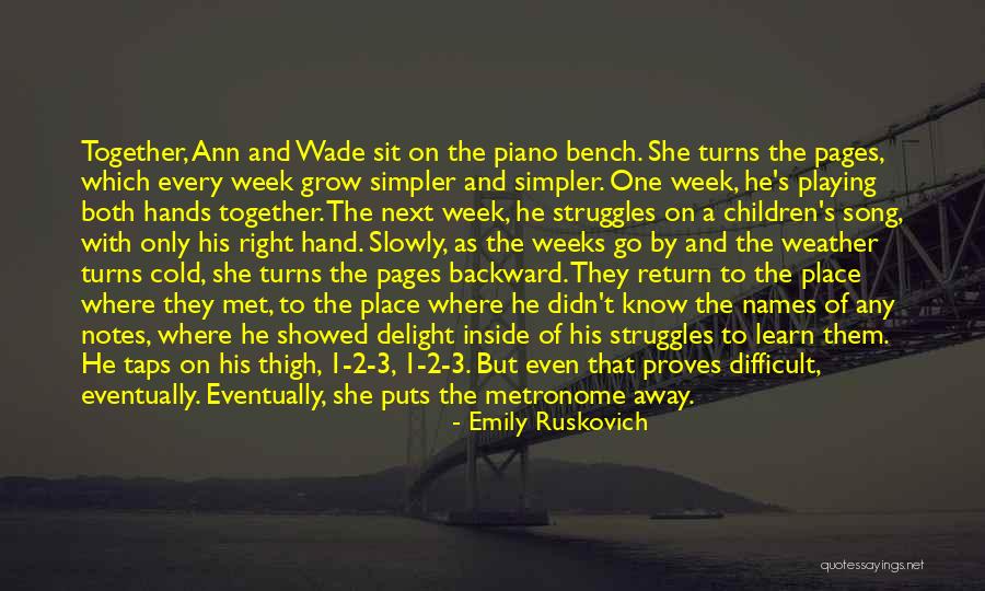 Piano Playing Quotes By Emily Ruskovich Piano Playing Quotes By Emily Ruskovich