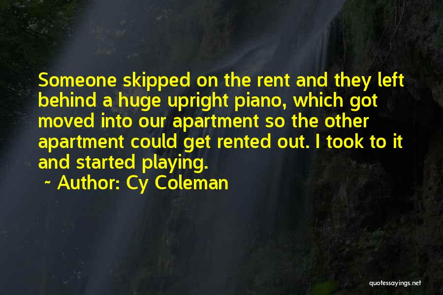 Piano Quotes By Cy Coleman