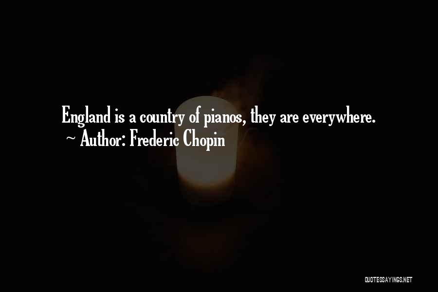 Pianos Quotes By Frederic Chopin