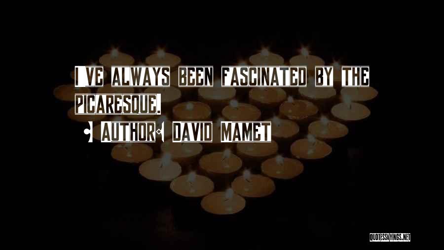 Picaresque Quotes By David Mamet