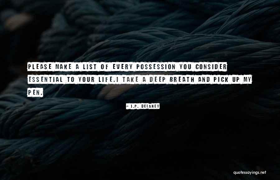 Pick Up Lines Quotes By J.P. Delaney