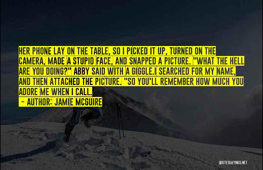 Picked Me Up Quotes By Jamie McGuire